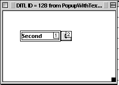 Popup with Text Field DITL