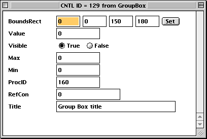 CNTL of GroupBox