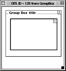 GroupBox on DITL